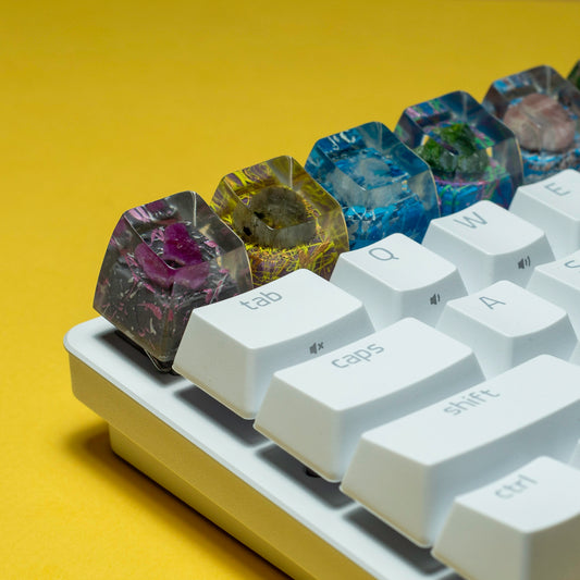 Капачка за клавиш/keycap, 'Pink Valley' с рубин