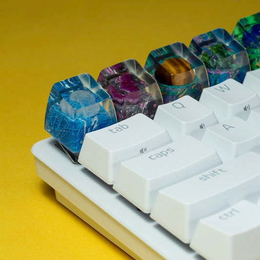 Капачка за клавиш/keycap, 'Moonlight' с лунен камък