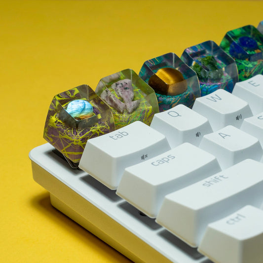 Капачка за клавиш/keycap, 'Northern Nights' с лабрадорит