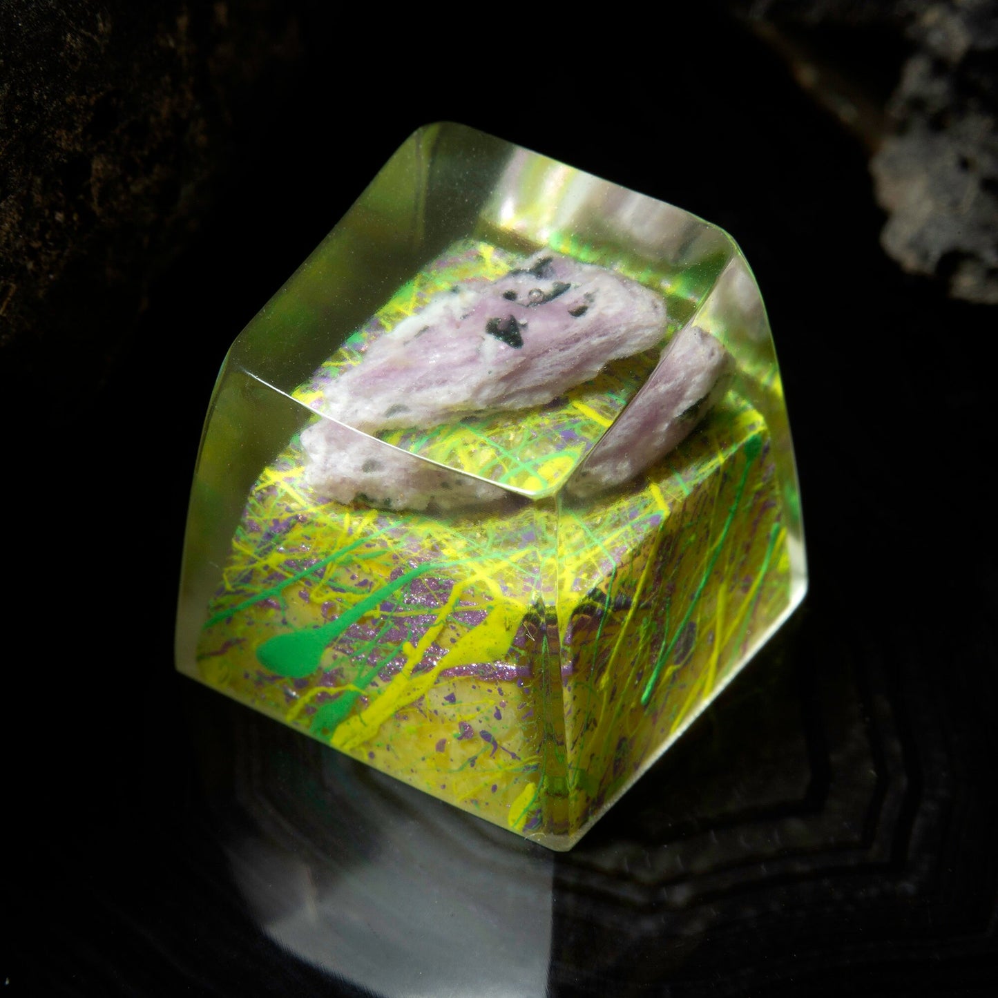 Капачка за клавиш/keycap, 'Lemon Grass' с рубин