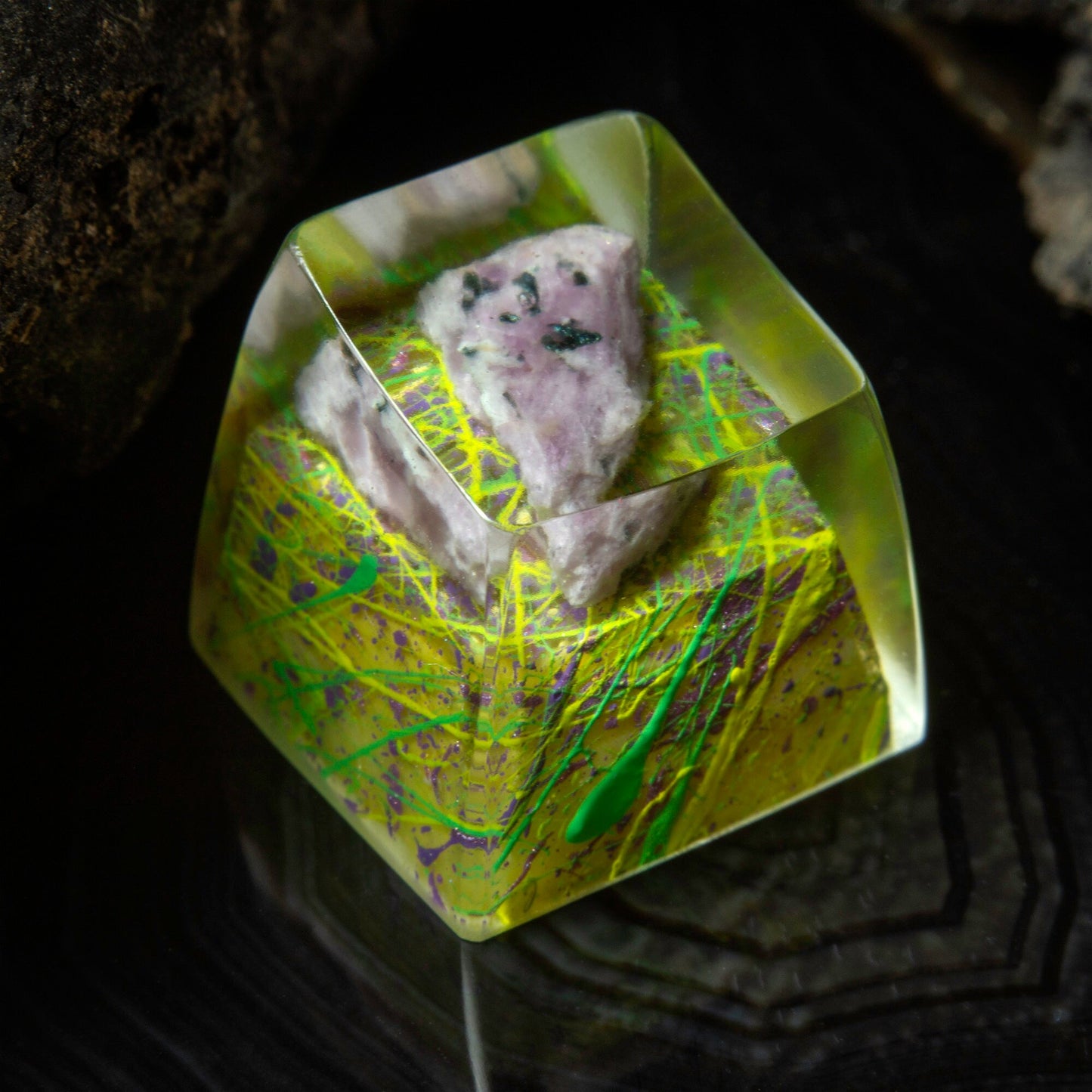 Капачка за клавиш/keycap, 'Lemon Grass' с рубин