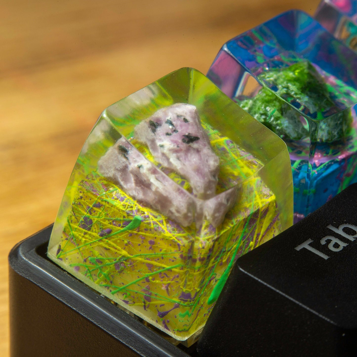 Капачка за клавиш/keycap, 'Lemon Grass' с рубин